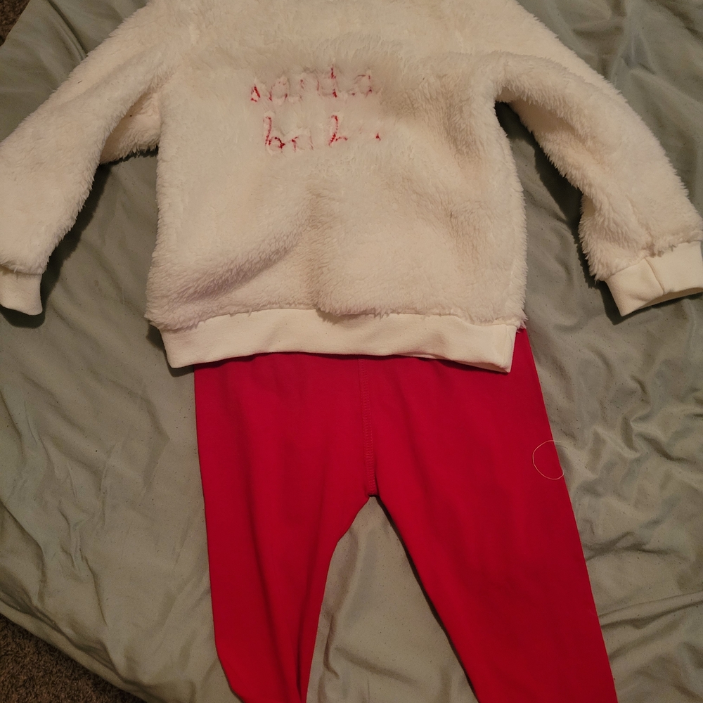 Crown & Ivy White and Red Kids Matching Set